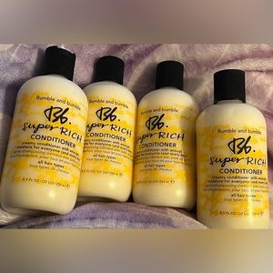 4-8.5oz Bumble & Bumble super rich conditioner (34 total ounces!)